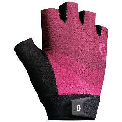 Scott Essential Handschuhe kurzfinger Damen tibetan red/azalea pink