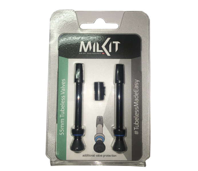 MILKIT Tubeless Ventile 55mm Bike3, der Scott Fahrrad